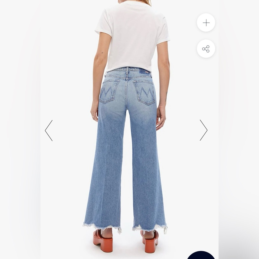 NWT Mother THE TOMCAT ROLLER CHEW JEAN - LOOK BEFORE YOU LEAP size 33 - Picture 3 of 5